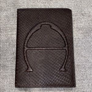 Etienne Aigner leather notebook